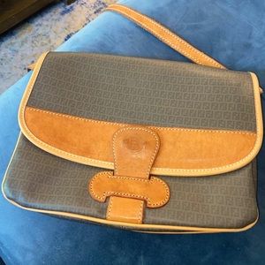 Fendi Vintage Roma Italy 1925 Crossbody Bag